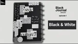Journal on Black Paper Like This (Aesthetic & Modern)