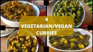 4 Vegetable Curry Recipes &bull; Vegan Curry Recipe &bull; Vegetarian Curry &bull; Pakistani Vegetarian Recipes