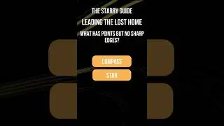 The Starry Guide #riddle