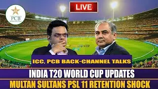 LIVE | ICC PCB Back-Channel Talk | India T20 WC Updates | U19 WC Final | Multan Sultans PSL 11 Shock