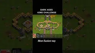 Dark Ages King Challenge | Easily 3 Star | Clash of clans | AJ Gaming