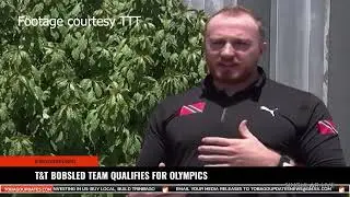 T&T BOBSLED TEAM QUALIFIES FOR OLYMPICS
