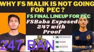 FS Baba reply 247 gaming  | Exposed with proof  | 247 reply to FS Baba  | Esports Pakistan