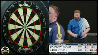 Luke Littler vs Cameron Menzies | 2024 Players Championship 16 | Darts 🎯