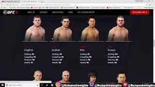 WELTER WEIGHTS ARE BACK! EA SPORTS UFC 3 FIGHTING ROSTER AND STATS