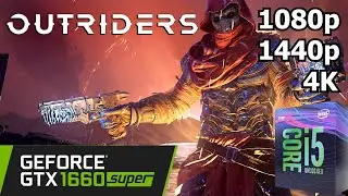 Outriders - GTX 1660 Super + i5 8500 - 1080p/1440p/4K - Gameplay Benchmark