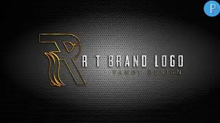 R T Professional logo design on android pixellab tutorial[Vandy Design]