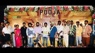 chiyan Vikram 61 movie Pooja #shorts