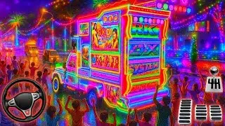🚛 Dj Pickup 🛻 | Bus Simulator Indonesia 2025 | Indian DJ Truck Mod | Bussid Game 🎶💃🕺#2025 Indian Dj