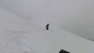 PK fall - Powder day - Aquarius face #skiing #stevenspass
