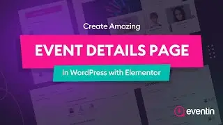 How To Create Event Details Page in WordPress With Elementor​