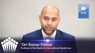 Master in International Sports Law.