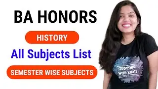 BA HONS HISTORY SUBJECTS | DU BA HONS ADMISSION | STUDYSHIP WITH KRATI 2