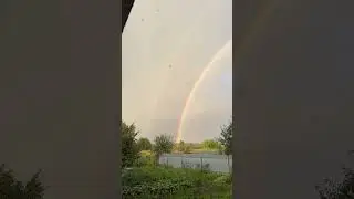 🌈 #лето #природа #радуга #тамбовскаяобласть #деревня #follow #nature #like #shorts