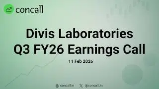 Divis Laboratories Q3 FY26 Earnings Conference Call | Concall.in