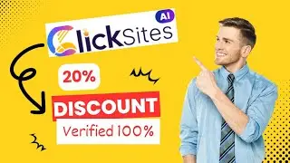 New Discount Code 20% OFF ClickSites AI &ndash; Build Full Websites in 60 Seconds with AI!