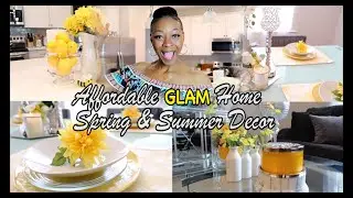 Affordable Glam Spring and Summer Home Decor for Kitchen, Dining and Living room | SimplyDivineCurls