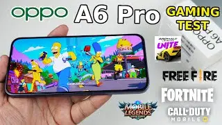 OPPO A6 Pro 5G | Gaming TEST | Fortnite, Free Fire, COD, Mobile Legends y Asphalt Unite