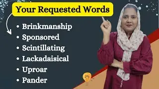 All Your Requested Words   Important Vocabulary   Your Requested Words are Explained