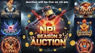NPL SEASION 2 AUCTION