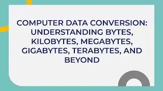 Computer Data Conversion