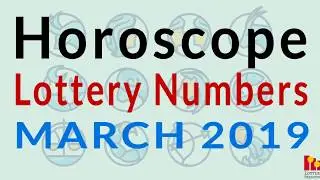 Horoscope Pick 3 And Pick 4 Lottery Numbers March 2019