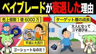 【実話】平成版ベーゴマ ベイブレードが衰退した理由【ずんだもん＆ゆっくり解説】