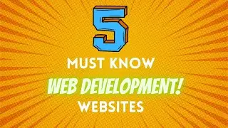 5 Most popular Websites for Web Development || HTML CSS AND JAVASCRIPTS TIPS AND TRICKS