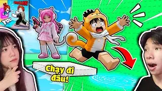 Leo Th&aacute;p T&aacute;t Troll Dịch Chuyển Người Y&ecirc;u 😈 Ng&aacute;o V&agrave; Kemy Teleport Troll Slap Tower Roblox 🔁