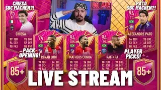 85+ x10 UPGRADE🔥 CHIESA FUTTIES SBC, RAFINHA, PATO, LODI, CUNHA machen?🤔 FIFA 22 Live Stream Deutsch