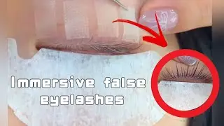 Immersive grafting false eyelashes #False eyelashes #beauty