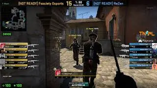 TNPL Lockdown Season 2 CSGO Group Stage match ReZen vs Fsociety
