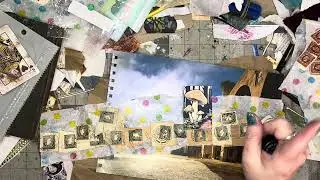 КОЛЛАЖ ИЗ ПОЧТОВЫХ МАРОК И ПУХЛЫЕ ГРИБЫ #dephemerember
