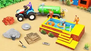 Hot Weather DIY Science Project &ndash; Build a Mini Swimming Pool & Water Supply with Bricks