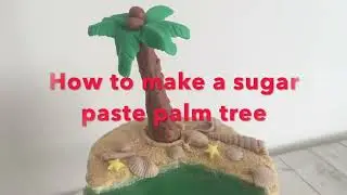 Fondant Palm Tree: Easy Cake Topper Tutorial