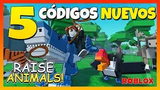 5 C&Oacute;DIGOS NUEVOS de 🐘 RAISE ANIMALS 🐊 Roblox 🐒  RAISE ANIMALS ROBLOX 🦁 LEVANTAR ANIMALES ROBLOX