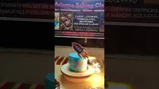 Space 🚀🌌 theme cake #spacetheme #rocketcake #rocket #ariannabakingclasses #ariannasbakery #shorts