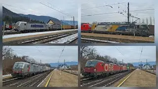 TRENI nel NODO di VILLACH e TRA TARVISIO e UGOVIZZA!