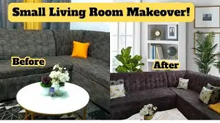 Small Living Room Makeover | Painting, Cleaning, & Organizing Hacks for a Fresh Look