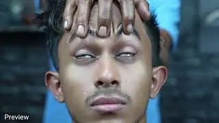 ASMR Forehead Tapping & Scalp Scratching for Deepest Relaxation By Old School Barber