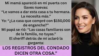 Mis padres le dieron mi casa a mi hermana, pero está a mi nombre