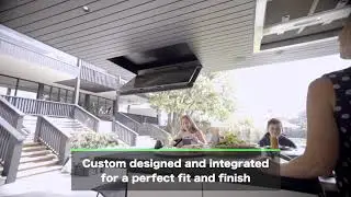 Concealed 360&deg; Pool Pavilion Smart TV For Exterior Entertaining | Integrated Technologies Australia