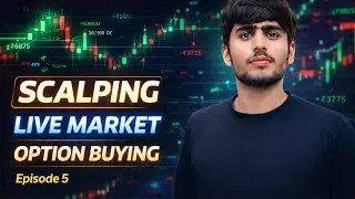 SCALPING in LIVE MARKET | OPTION BUYING | Episode 5 | Profitable Day | 12-01-2026