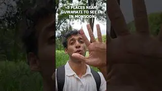 Exploring 5 beautiful monsoon places near Guwahati #assamtourism #ashortaday #ytshorts #travel