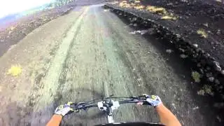 Discesa in bici da Galvarina a bivio giardinazzo - Scott scale 770
