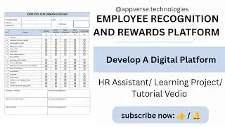 Develop An Employee Recognition & Rewards Platform | Digital Platform | HR Assistant Project