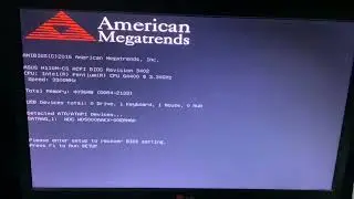 American Megatrends Error problem Solve Windows BIOS