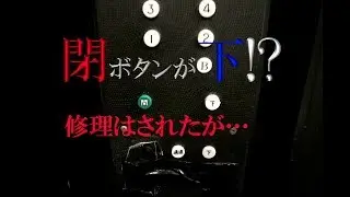 【怖さは半減したものの…】歌舞伎町の古い三菱製エレベーター