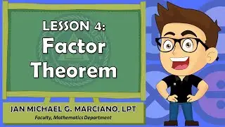 Lesson 4 Factor Theorem