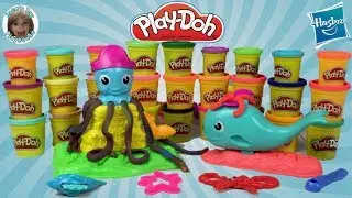 Play-Doh Cranky the Octopus & Wavy the Whale Unboxing